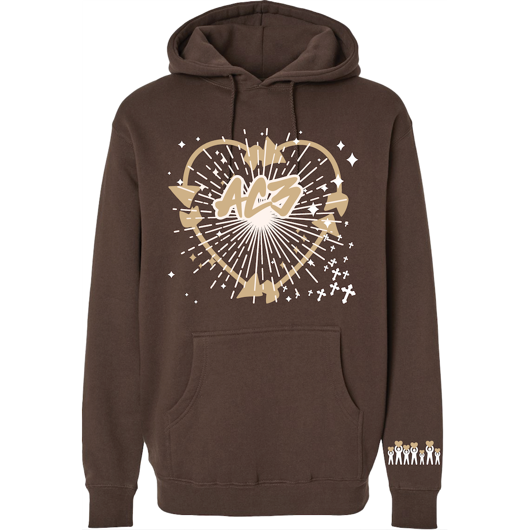 First Edition AC3 Brown Hoodie
