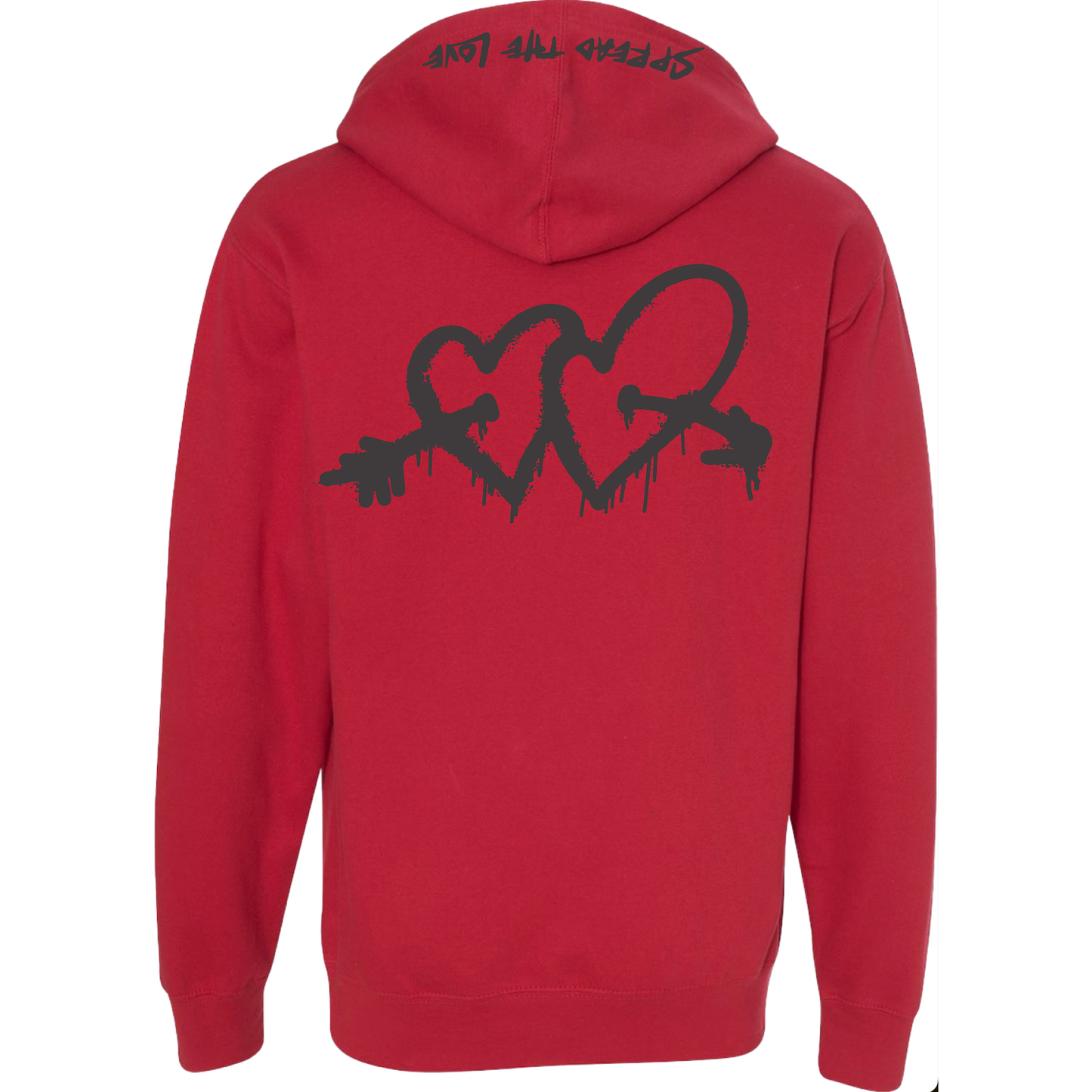 First Edition AC3 Spread the Love Red Hoodie
