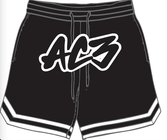 First Edition AC3 Black Mesh Shorts