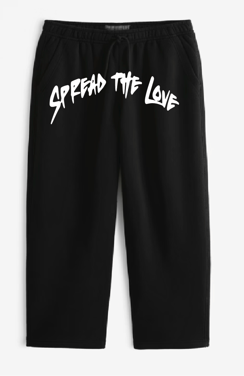 Black "Spread The Love" Sweatsuit